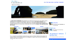 Desktop Screenshot of playadecatedrales.com